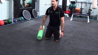 Lower body myofascial release with a foam roller [upl. by Hescock]