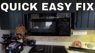 GE OVER THE RANGE SPACEMAKER MICROWAVE FIX [upl. by Ileak]