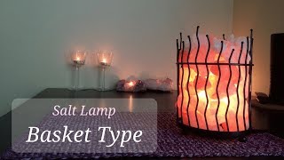 Himalayan Salt Basket Lamp Set Up and Review himalayansalt himalayansaltlamp [upl. by Nala]