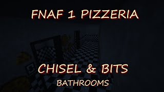 FNaF Minecraft Chisels amp Bits Build  Bathrooms [upl. by Nessy]