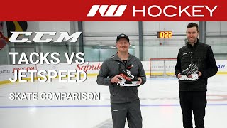 CCM Tacks amp JetSpeed Skate Line Comparison  OnIce Insight [upl. by Appilihp156]