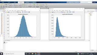 Log Normal Distribution in Statistics MATLAB Implementation [upl. by Taddeo]