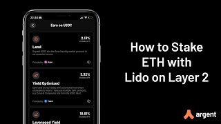 How to Stake ETH with Lido on Layer 2 [upl. by Hillman148]