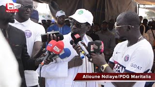 Mise en service du village de Sareme  Message émouvant du PCA du groupe Maritalia Alioune Ndiaye [upl. by Ronyam]