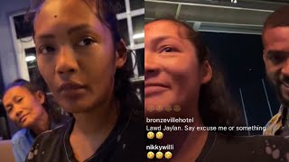 Falynn Pina and Jaylan Banks IG LIVE 101021 Family time with the Pina’s at TopGolf [upl. by Rehpotsihc]