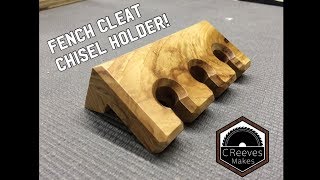 CReeves Makes DIY French Cleat Chisel Holder ep025 [upl. by Eldredge152]