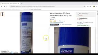 Virbac Knockout ES Area Treatment Carpet Spray 16Ounce  Click First BEFORE you Buy [upl. by Anauq]