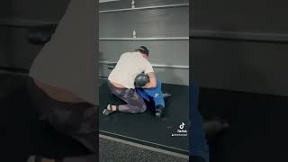 Pancake sweep from dog fight bjj sweep jiujitsu martialarts mma combatsports mmalife [upl. by Sholeen]