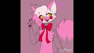 Mangle fanart remake of a older drawing fnaf speedpaint ibspaintx ibispaintspeedpaint [upl. by Itnuahsa]