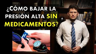 🔴 ¿Cómo bajar la PRESIÓN ALTA sin medicamentos en pacientes hipertensos [upl. by Bruell]