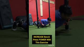 2 EXPLOSIVE Exercises To Bench Press MORE shorts fitness fitnessmotivation [upl. by Aehtela742]