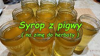 Syrop z pigwy  na zimę do herbaty [upl. by Einaffyt]