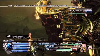 Final Fantasy XIII2 PostGame Bosses  Immortal  Centaurion Blade [upl. by Huff584]