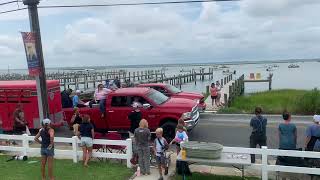 99th Annual Chincoteague Pony Swim —Pony Parade to Carnival Grounds— July 242024 [upl. by Nnylyoj892]