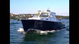 Bellmarine 50kW electric inboard powers harbour cruiser [upl. by Llewsor313]