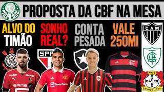 TIMÃO QUER O XEKA SPFC CASEMIRO VOLTA OFERTA DA CBF P PALMEIRENSE FLA 250MI NA CAMISA GUEDES [upl. by Ebba]