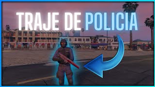 COMO CONSEGUIR TRAJE DE POLICIA MUY RAPIDO Y SIN ACTIVIDADES  GTA 5 ONLINE [upl. by Inanaup]