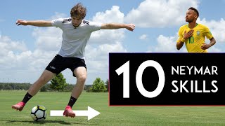 TOP 10 Neymar Skill Moves [upl. by Anola]