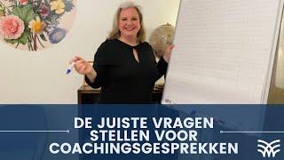 De juiste vragen stellen voor coachingsgesprekken [upl. by Johann]