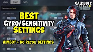 HOW TO FIND YOUR BEST SENSITIVITY SETTINGS COD MOBILE BR  BEST SENSITIVITY FOR COD MOBILE [upl. by Milford]