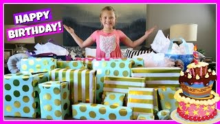 GRACELYNNS 8th BIRTHDAY PRESENT OPENING AND PARTY [upl. by Aidan]