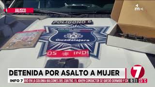 Detienen a mujer en la colonia Heliodoro Hernández Loza [upl. by Klinger]