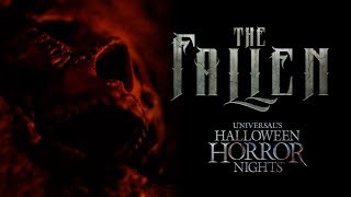 The Fallen House Reveal  Halloween Horror Nights 2017 [upl. by Zetrac301]