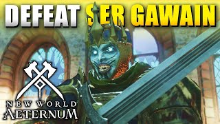 How to Defeat Ser Gawain Fall of The True Heir Quest Guide in New World Aeternum [upl. by Hannibal]