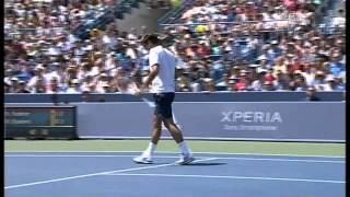 3 amazing Federers demivolée Cincinnati Final 2012 [upl. by Brecher]