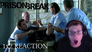 FIRST TIME WATCHING quotKindaquot PRISON BREAK S1 Episode 2 Reaction [upl. by Naujaj23]