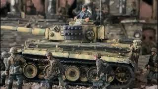 ww2 battle of Berlin diorama part2 close up [upl. by Cynde]