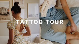 tattoo tour  my small dainty tattoos [upl. by Orest]