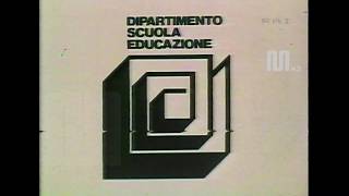 1980 Rai Rete2 DSE Dipartimento Scuola Educazione [upl. by Otilia]