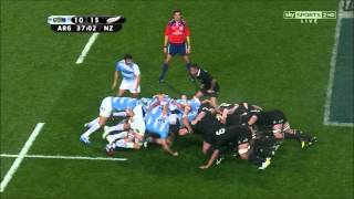 Pumas scrum dominates New Zealand [upl. by Esidnak]