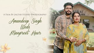 Amandeep Singh Weds Manpreet Kaur  Wedding Ceremony  Live On Jagtar Photography Kurali  Live [upl. by Sublett]