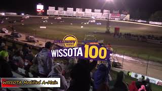 I94 Speedway WISSOTA 100 Modified AMain 91722 [upl. by Norword167]