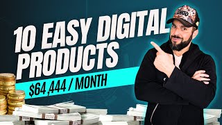 Sell 10 Easy Digital Products Using AI in 2024 64444Month [upl. by Yttocs]