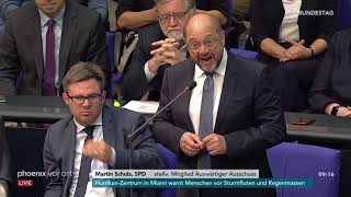 Martin Schulz zur Rede von Alexander Gauland zu den Vorkommnissen in Chemnitz am 120918 [upl. by Bocaj]