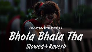 Bhola Bhala Tha Sidha Sadha Tha SlowedReverb  Bhool Bhulaiya 3  Sonu Nigam Kartik Aryan [upl. by Nylednarb]