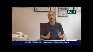 Travaglio vs Berlusconi quotIn un altro paese sarebbe spazzato viaquot TgLa7 10 07 2013 [upl. by Lenci909]