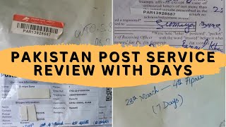 Pakistan Post Service Review with Days and dates Postex delivery service review Pak post delivery [upl. by Annwahsal]