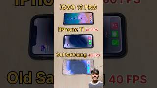 New iQOO 13 PRO😈vs iPhone 11💀 and Old Samsung☠️  free fire test freefire SameerGaming092 [upl. by Anirhtak]