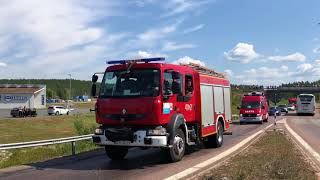 Firefighters from Poland in Sweden Part 22 [upl. by Susann]