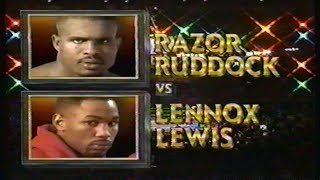 Razor Ruddock vs Lennox Lewis [upl. by Kjersti]