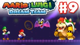 Mario amp Luigi Dream Team  Gameplay Walkthrough Part 9  Bowser Boss Fight Nintendo 3DS [upl. by Janetta]