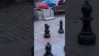 City ​​courtyard in old Klaipeda cityold klaipeda courtyard relaxing chess [upl. by Lasyrc]