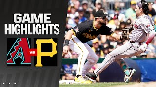 Dbacks vs Pirates Game Highlights 8424  MLB Highlights [upl. by Anawait]