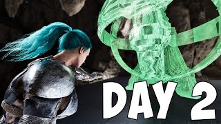 How I BUILT Shadow Cave On Aberration DAY 2  Ark Small Tribes [upl. by Lrak]