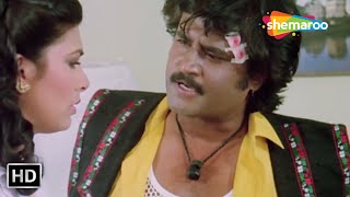 ज़िंदा इंसान मुर्दो से रिश्ता नहीं जोड़ते  Rajinikanth Kimi Katkar  SCENE HD [upl. by Aisayn]