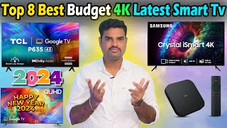 ✅ Top 8 Best Smart Tv In India 2024 With Price Budget 4K Smart Tv Review amp Comparison [upl. by Atalayah]